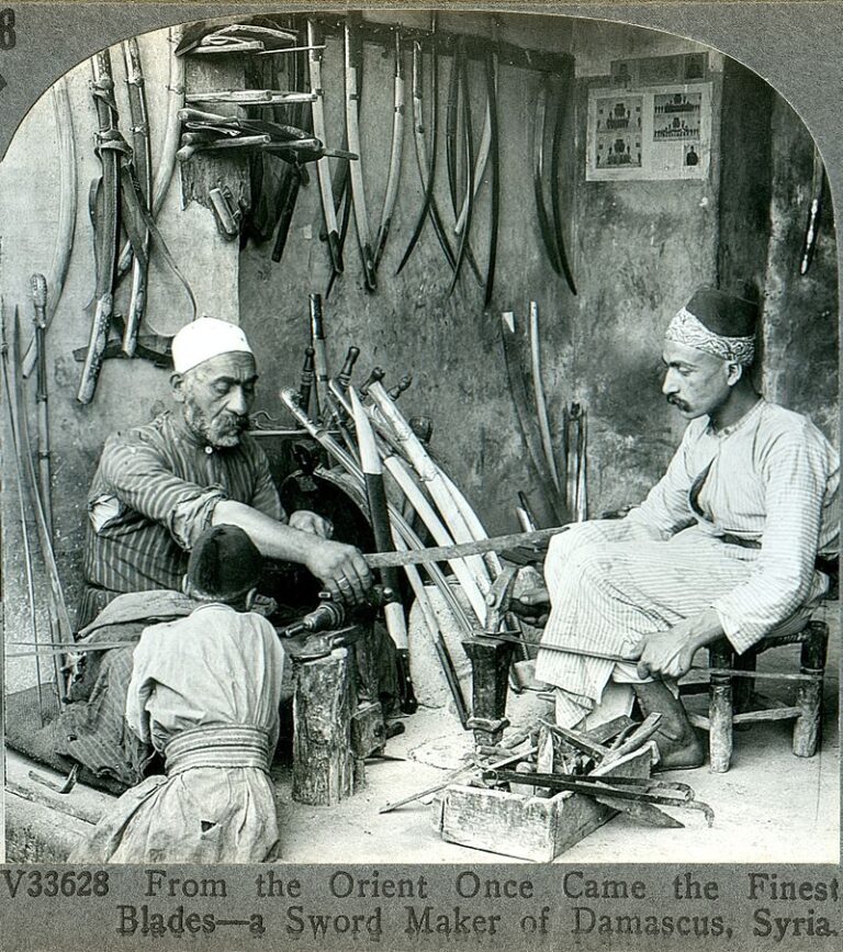 Damascénská ocel se dovážela z Indie. FOTO: uncredited/Creative Commons/Public domain
