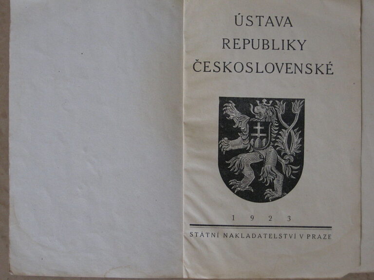 Československá ústava z roku 1920, vydání 1923. FOTO: The original uploader was Ludek at Czech Wikipedia/Creative Commons/Public domain