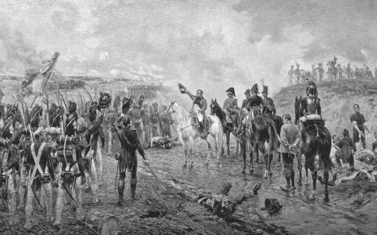 Bitva u Waterloo mu nejspíš na zdraví také nepřidala. (Ernest Crofts, Volné dílo, commons.wikimedia)