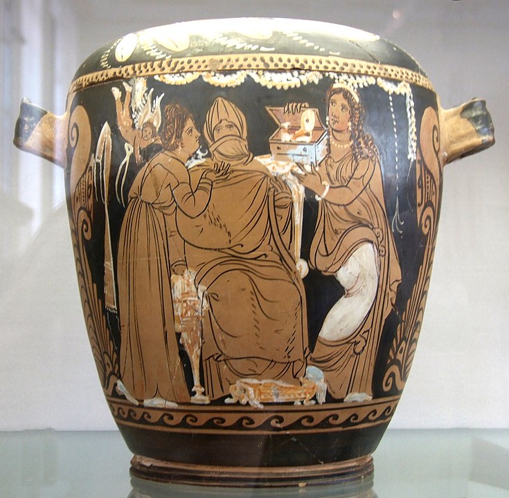 Předsvatební přípravy ve starověkém Řecku jsou zachyceny na řadě uměleckých předmětů.(Foto: Shakko / commons.wikimedia.org / CC BY-SA 3.0)