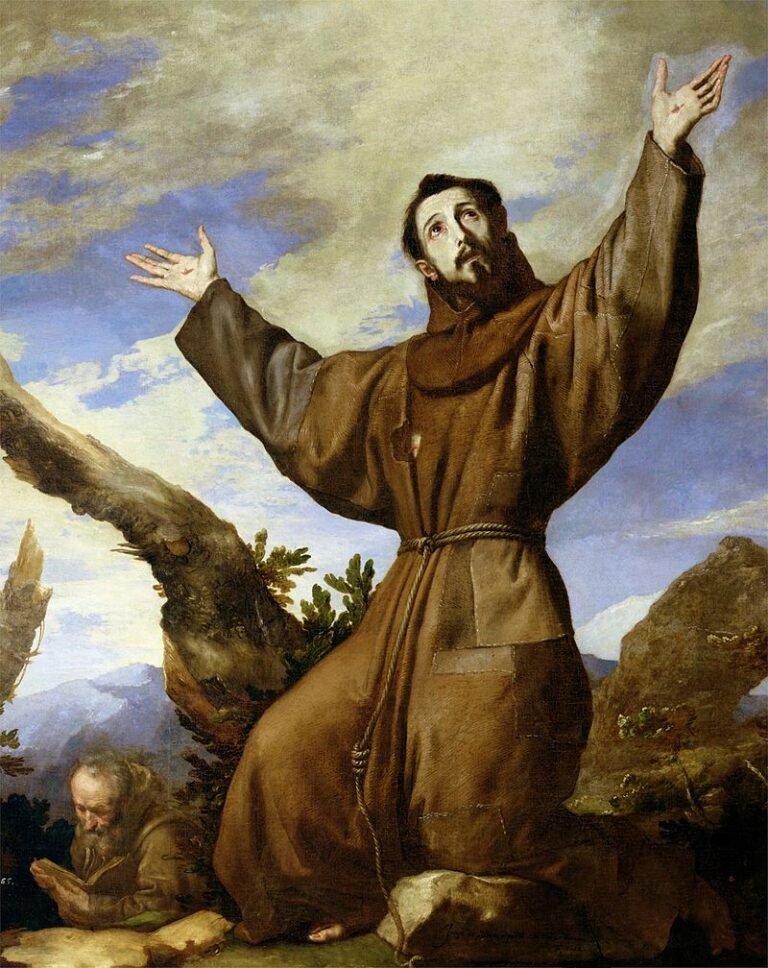 Jedním z prvních lidí, kteří se snaží šířit koledy, je František z Assisi. (José de Ribera / wikimedia.commons.org / Volné dílo)