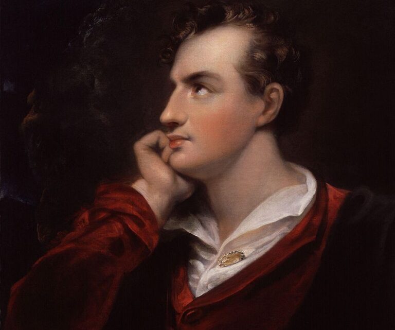 Vinou vrozené vady Byron odmalička kulhá, což mu způsobí trauma na život. (Richard Westall, Volné dílo, commons.wikimedia)