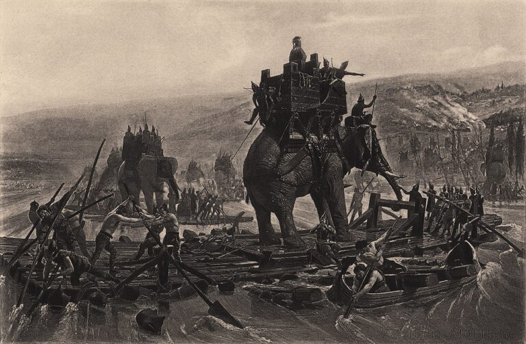 Bojoví sloni dokázali rozsévat paniku mezi nepřáteli. FOTO: Henri-Paul Motte / Creative Commons / volné dílo