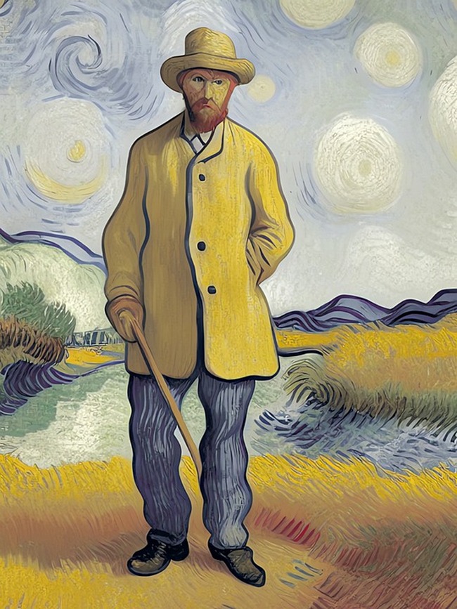 V ústavu Vincent van Gogh tvoří, až se z něj kouří. Foto: pixabay
