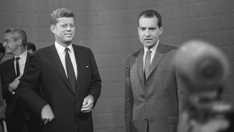 Kennedy VS Nixon - dodnes jedna z nejslavnějších TV debat.