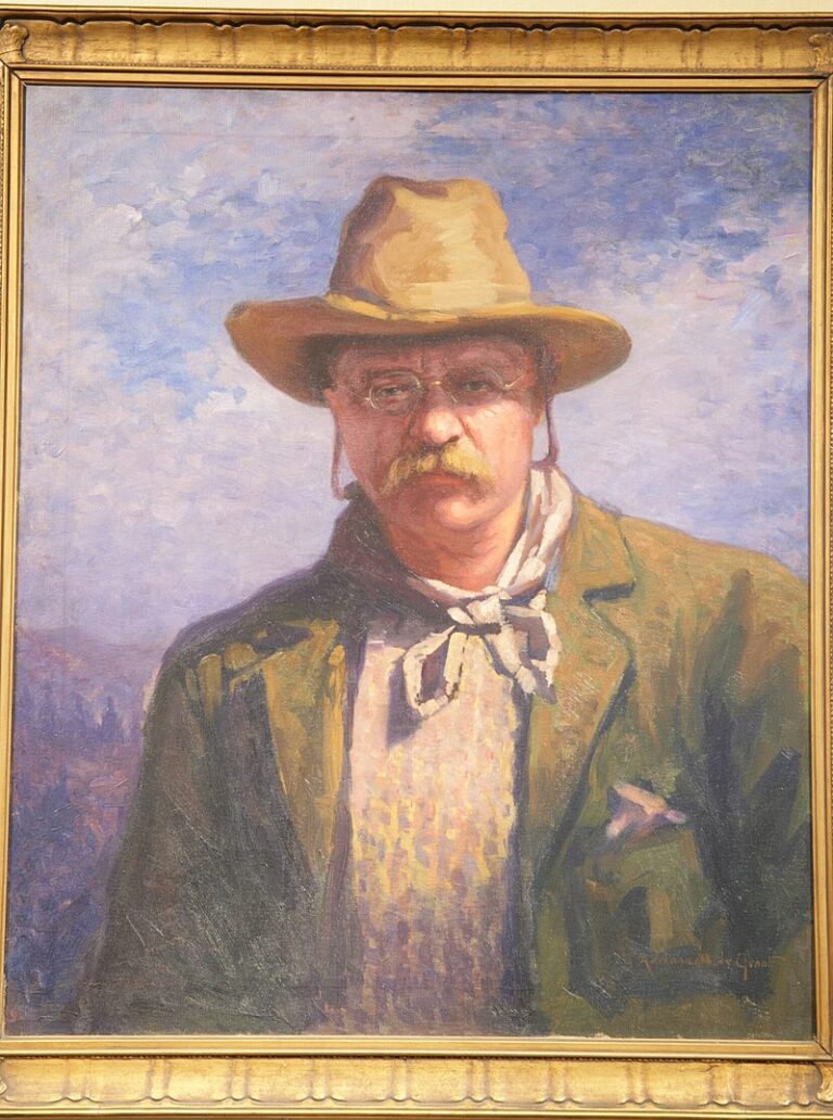 Americký prezident Theodore Roosevelt proslaví klobouk zvaný panamák. FOTO: Angličtina: Server NPS/Creative Commons/Public domain