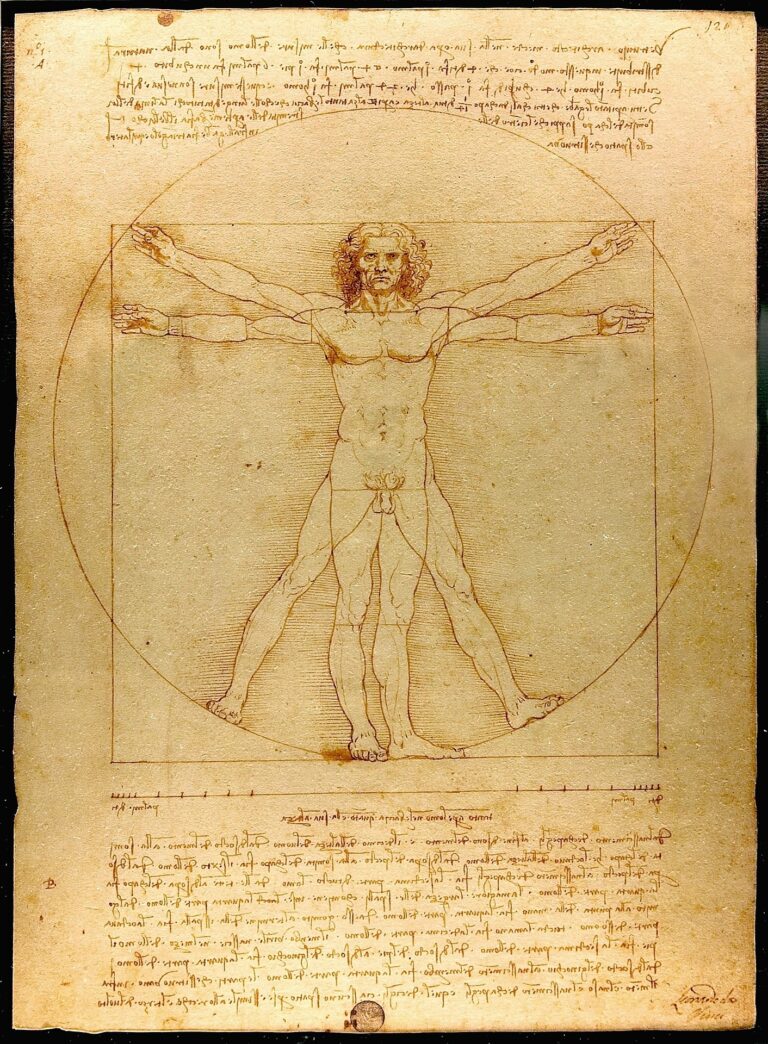 Leonardova kresba člověka