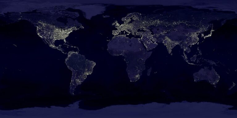 Tma je na naší planetě opravdovou vzácností! Světelné znečištění už zamořilo téměř všechna místa na každém z kontinentů. Foto: WikiImages / Pixabay.