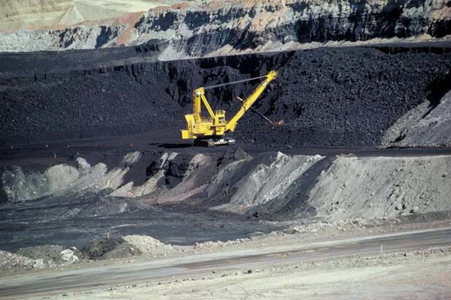 Těžba uhlí v americkém státě Wyoming(Foto: neznámý autor / commons.wikimedia.org / volné dílo)