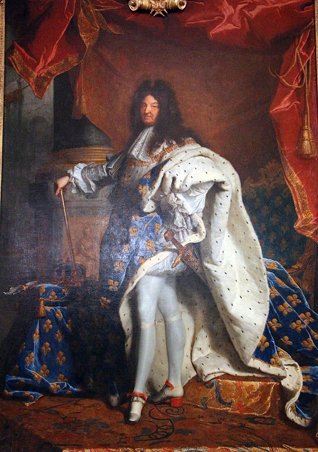 Ludvík XIV. zavede dárky v podobě zlatých vajec. FOTO: Hyacinthe Rigaud/Creative Commons/ CC BY 3.0