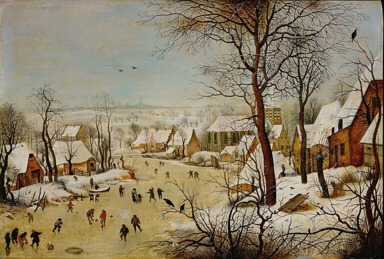Peter Breughel zřejmě ztvárnil hru, která se stala předchůdcem hokeje. FOTO: Circle of Pieter Brueghel the Elder/Creative Commons/Public domain
