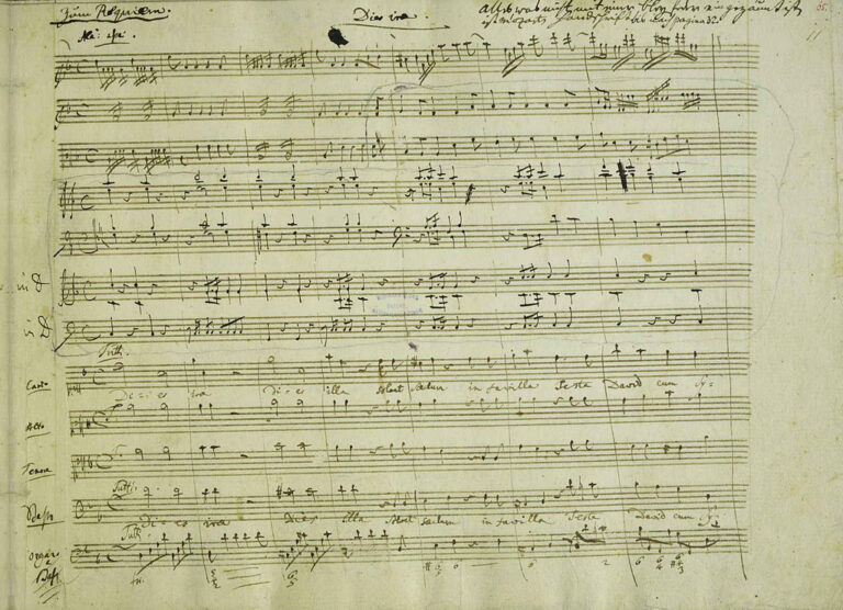 Mozartovo Requiem patří k pokladům světové hudby. FOTO: mozartforum / Creative Commons / volné dílo