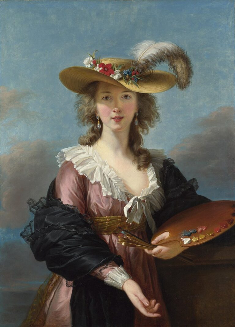 Élisabeth Louise Vigée Le Brunová (Élisabeth Louise Vigée Le Brun , volné dílo, commons.wikimedia)