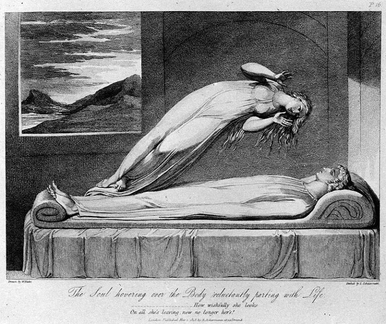 Tělo a duši zobrazuje ilustrace z 19. století. FOTO: Luigi Schiavonetti / Creative Commons / volné dílo