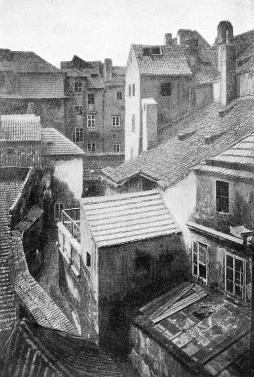 Pražské židovské ghetto před asanací. FOTO: Jewish Encyclopedia/Creative Commons/ Public domain