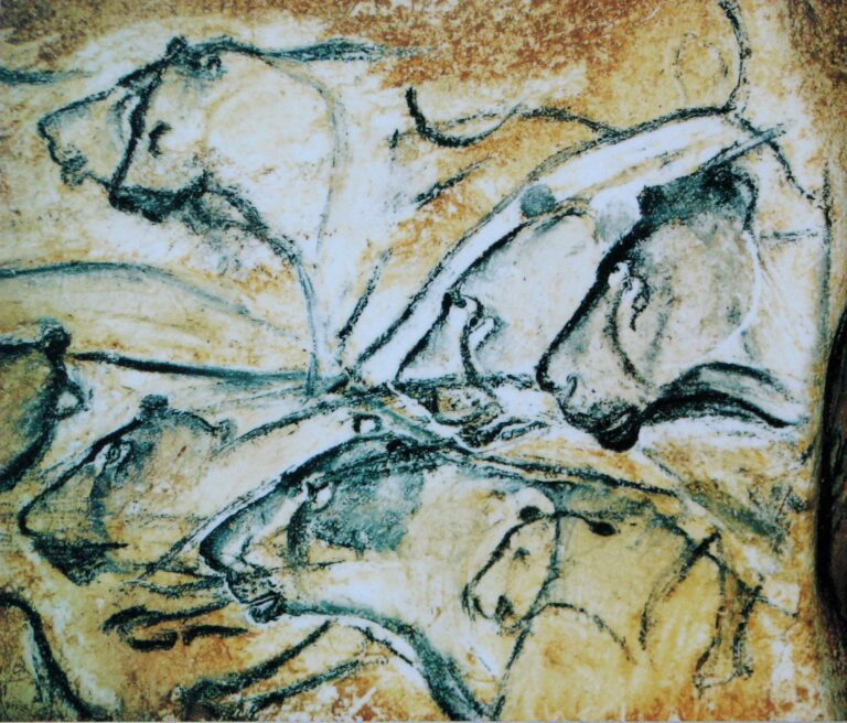 Malby lvů v Chauvetově jeskyni ve Francii. FOTO: neznámý autor / Creative Commons / volné dílo