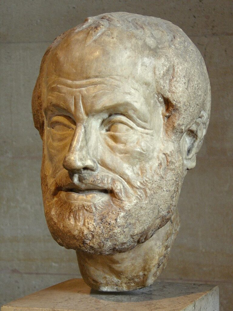 Aristoteles během přednášek rád chodil. FOTO: AristiteSting/Creative Commons/CC BY-SA 2.5
