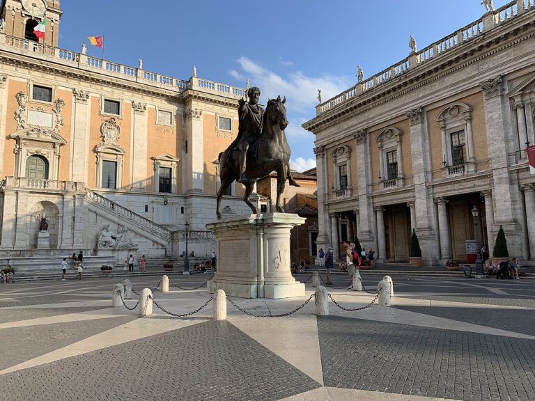 Replika sochy Marka Aurelia na římském Kapitolu. FOTO: Chabe01/Creative Commons/CC BY-SA 4.0