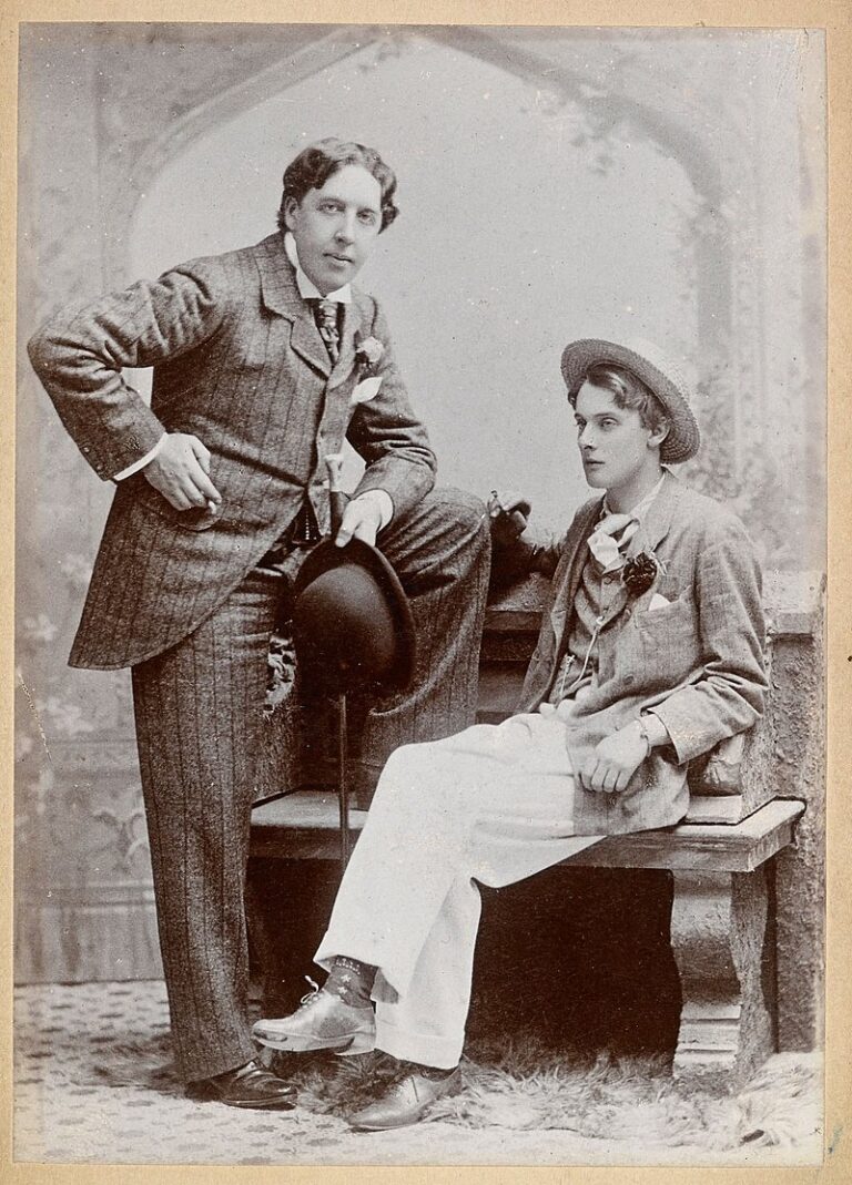 Wilde a jeho životní láska Alfred Douglas FOTO: British Library / Creative Commons / volné dílo