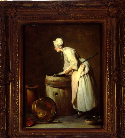 Kuchyňská pomocnice se musí pořádně otáčet. FOTO: Jean-Baptiste-Siméon Chardin/Creative Commons/Public domain