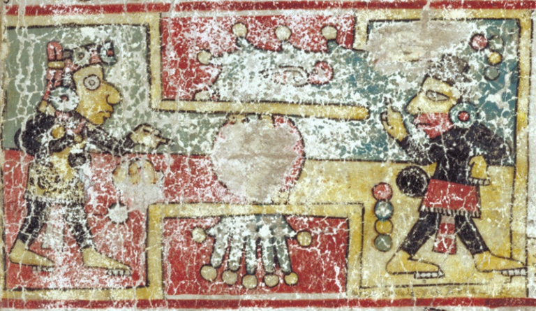 Vyobrazení mezoamerických míčových her. FOTO: BDMx (Biblioteca Digital Mexicana)/Creative Commons/Public domain