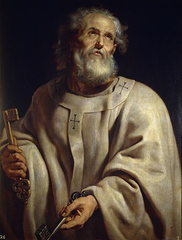 První papež svatý Petr měl církvi šéfovat 37 let. FOTO: Peter Paul Rubens/Creative Commons/Public domain