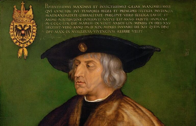Císař Maxmilián I. si myslí, že příčinou zrodu nemoci jsou nemravnosti. FOTO: Albrecht Dürer/Creative Commons/Public domain