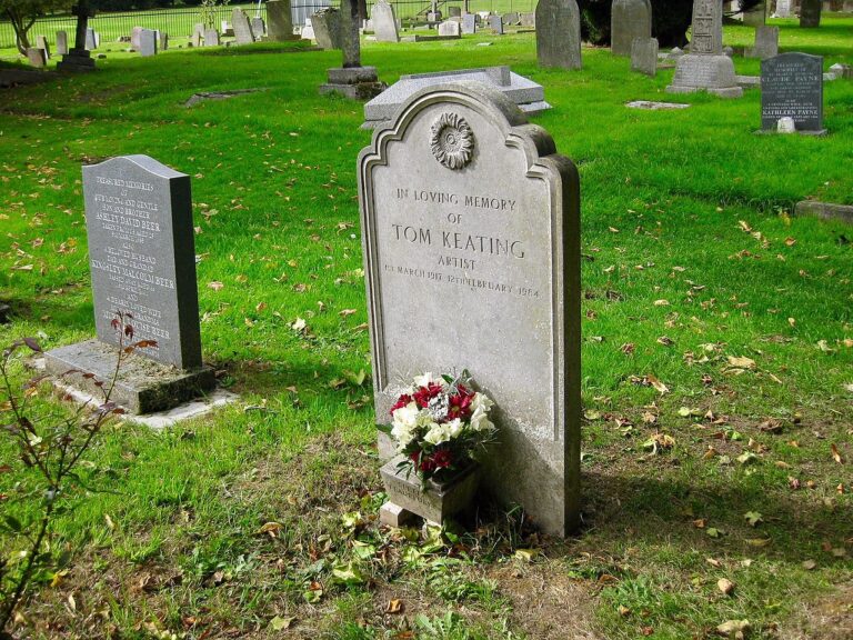 Hrob Toma Keatinga. Před smrtí získal slávu. FOTO: Tedster007/Creative Commons/CC BY-SA 4.0
