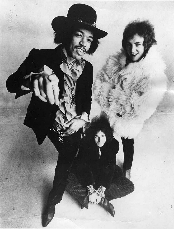 The Jimi Hendrix Experience v roce 1968. Foto: Warner/Reprise Records via Creative commons
