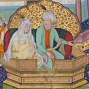 Čingischán a jeho žena Burtaj. FOTO: Basawan/Creative Commons/Public domain