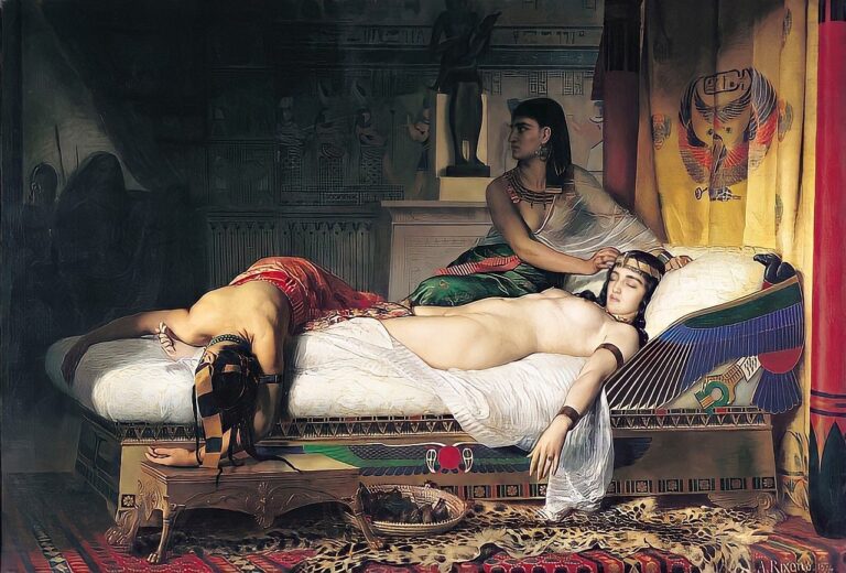 Kobra je také považována za zabijáka královny Kleopatry. Nechala se prý hadem uštknout, a tak spáchala sebevraždu. FOTO: Jean-André Rixens/Creative Commons/Public Domain