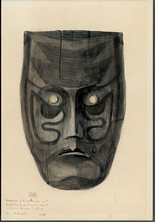 Takto vypadala rituální maska floridských domorodců. FOTO: William Henry Holmes/Creative Commons/Public domain
