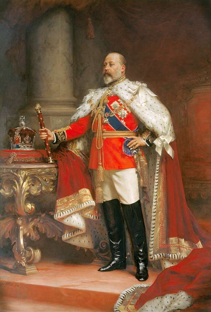 Britský král Edvard VII. má svého dvorního dodavatele tabáku. FOTO: Picryl