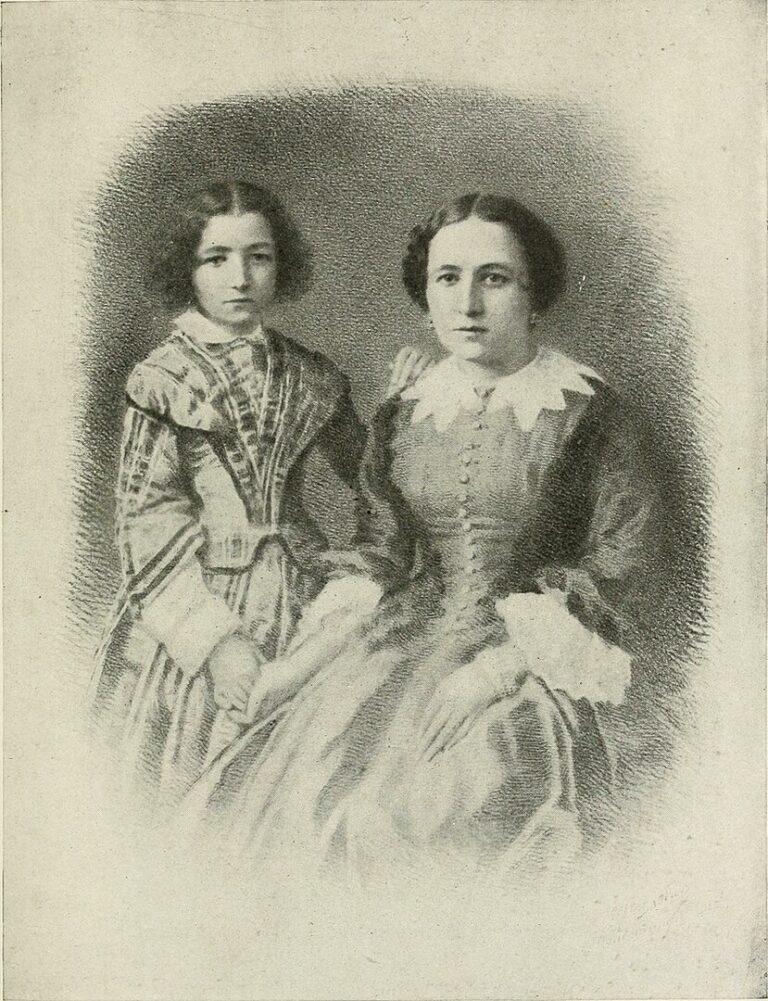 Malá Sarah se svou matkou. (Internet Archive Book Images,volné dílo, commons.wikimedia)