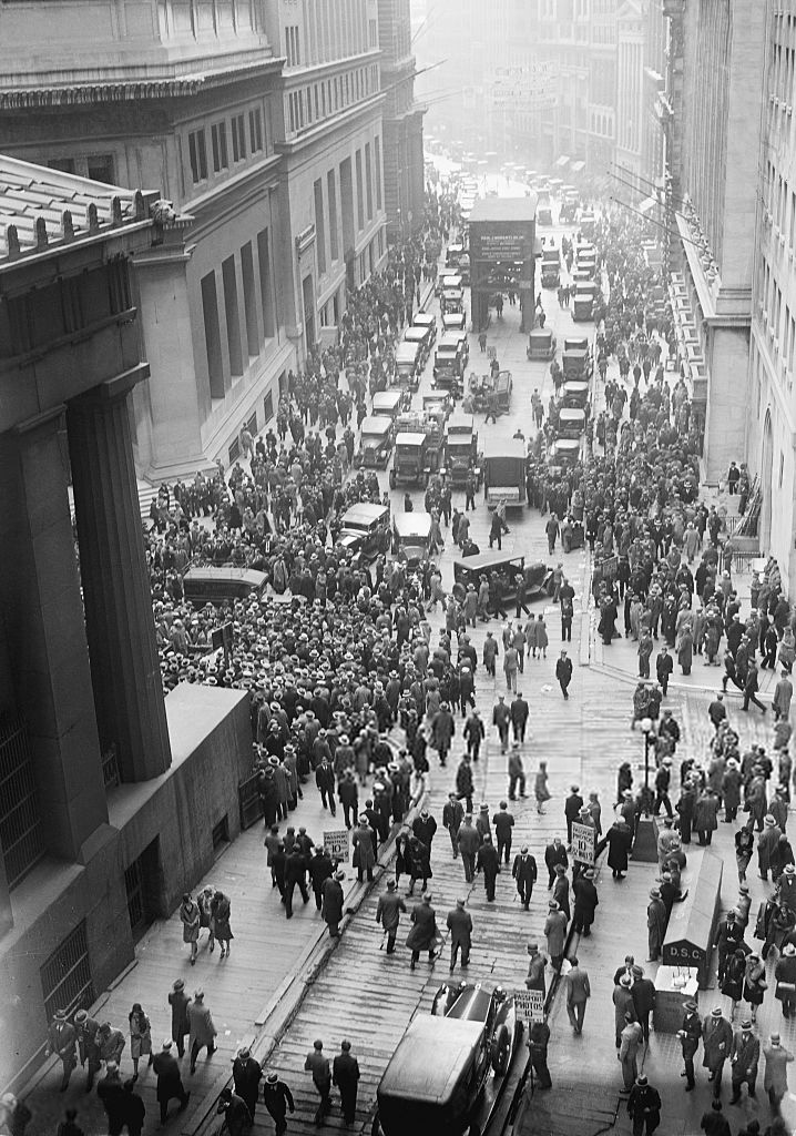 Newyorská burza padla 24. října 1929 což je označováno za počátek Velké hospodářské krize. (US-gov, Volné dílo, commons.wikimedia)