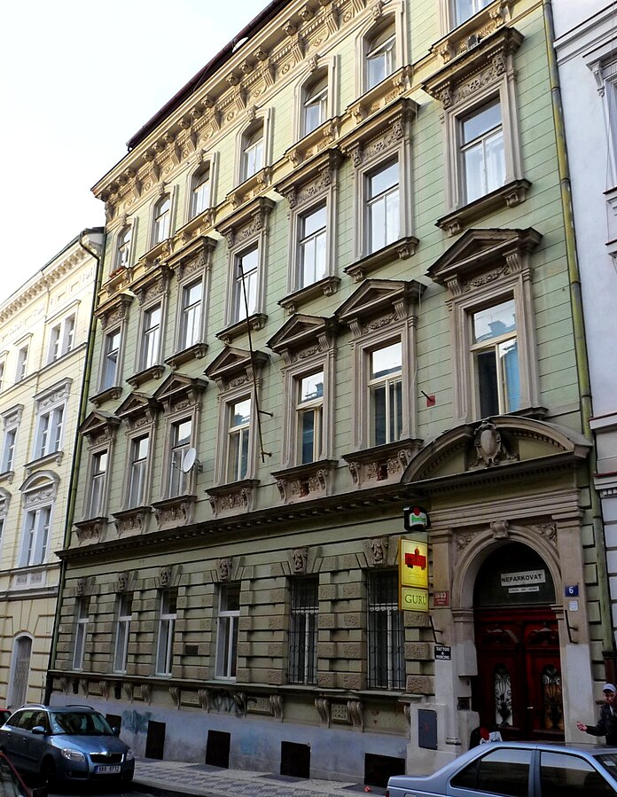 Rodný dům Carla F. Coriho - Salmovská ulice v Praze. Foto: R.Kukačka/L.Jeřábek / CC - volné dílo