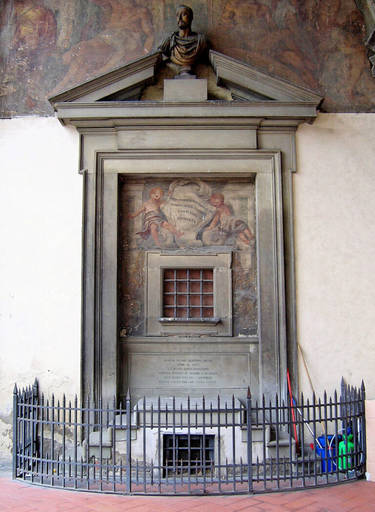 Historické okénko pro nalezence v nemocnici svatého Ducha v Římě (Sassia). FOTO: Casimir at Dutch Wikipedia/Creative Commons/CC BY-SA 3.0