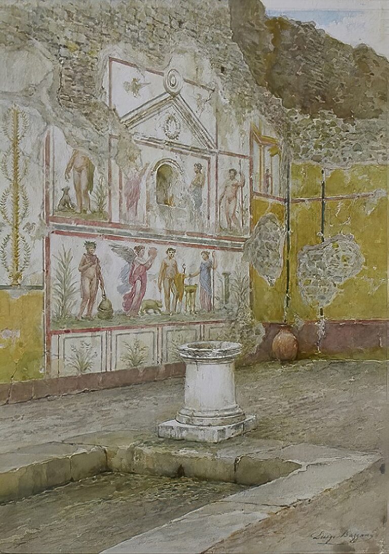 Zdi starověkých Pompejí nesloužily jenom k umělecké tvorbě. Vyjímaly se na nich i propagační nápisy. FOTO: Luigi Bazzani/Creative Commons/Public domain