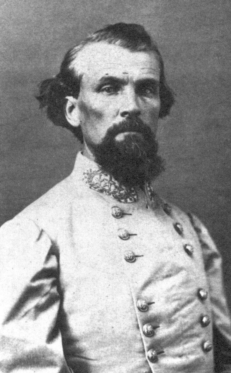 Nathan Bedford Forrest ve své uniformě. Byl proslulý svou krutostí. FOTO: Neznámý autor/Creative Commos/Public domain