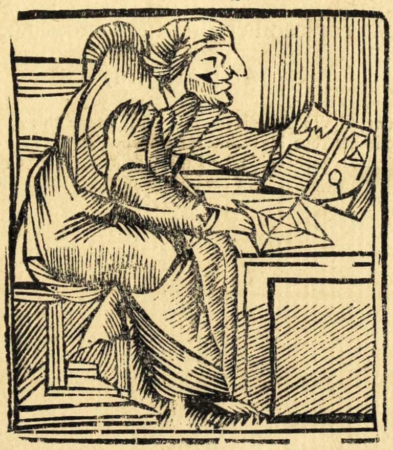 Rytina Ursuly Southheilové (Matky Shiptonové) z titulní strany knihy The Strange and Wonderful World of Mother Shipton z roku 1686.(volné dílo, commons.wikimedia)