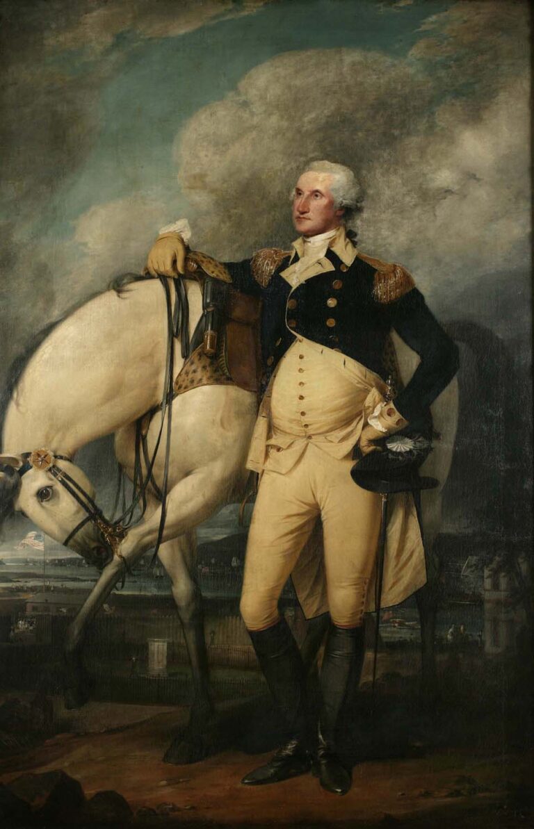 George Washington se rozhodne pověsit vojenskou kariéru na hřebík. FOTO: John Trumbull/Creative Commons/Public domain