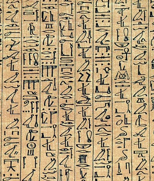 Egyptské hieroglyfy se postupně zjednodušují. FOTO: British Museum/Creative Commons/Public domain