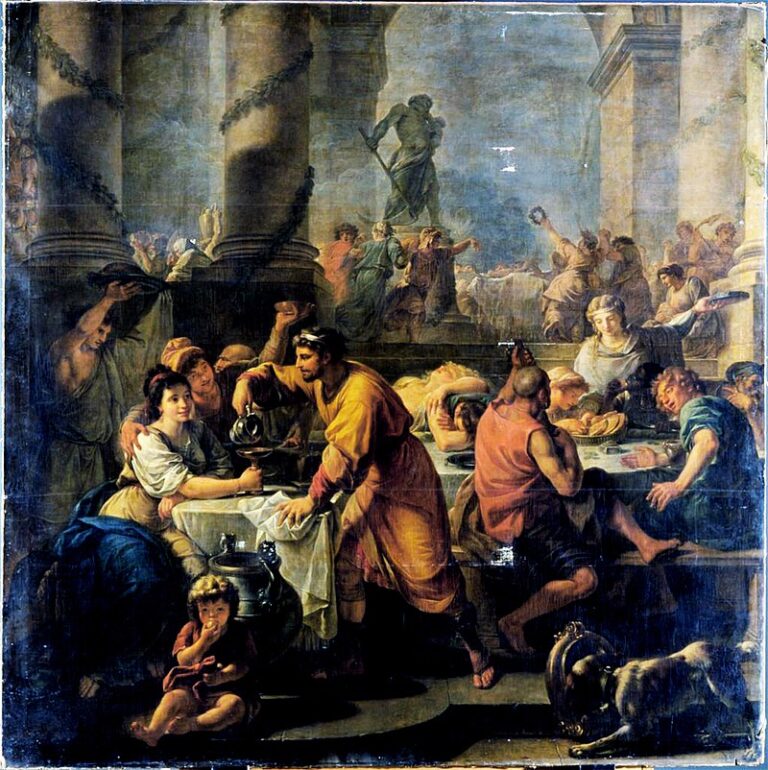 Oslavy Saturnálií probíhaly ve veselém duchu. FOTO: Themadchopper, Antoine-François Callet/Creative Commons/CC0