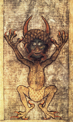 Vyobrazení ďábla v Codexu gigas. FOTO: Herman the Recluse of the Benedictine monastery of Podlažice/Creative Commons/Public domain