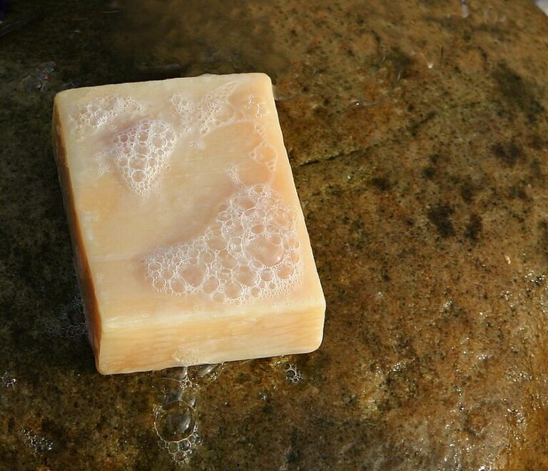 S mýdlem se v průběhu času pere, uklízí i myje tělo.(Foto: Malene / commons.wikimedia.org / CC BY 2.5)