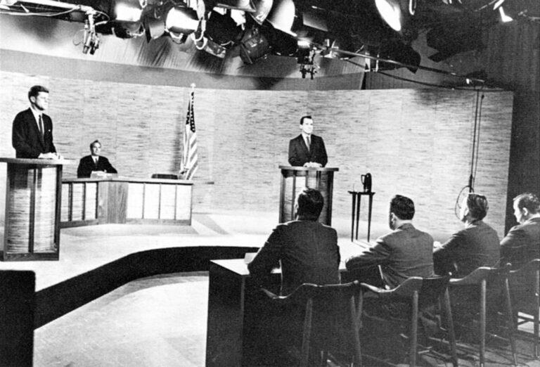 Rozhodující televizní debatu rozhodne termostat. (United Press International, volné dílo, commons.wikimedia)