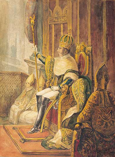 Petrova korunovace brazilským císařem. FOTO: Jean-Baptiste Debret/Creative Commons/Public domain
