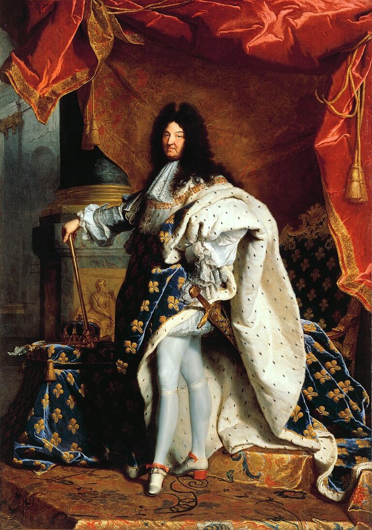 Ludvík XIV. povili červené podpatky jenom sobě a šlechtě. FOTO: Hyacinthe Rigaud/Creative Commons/ Public domain
