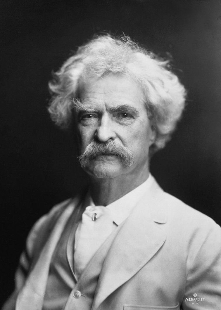 Mark Twain a Halleyova kometa patří neodmyslitelně k sobě. (A. F. Bradley / wikimedia.commons.org / Volné dílo)