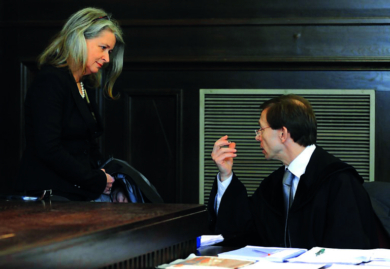 Rudolf Mayer a Heidi Kastner, soud v roce 2009. Foto: Sedrio, CC BY-SA 4.0